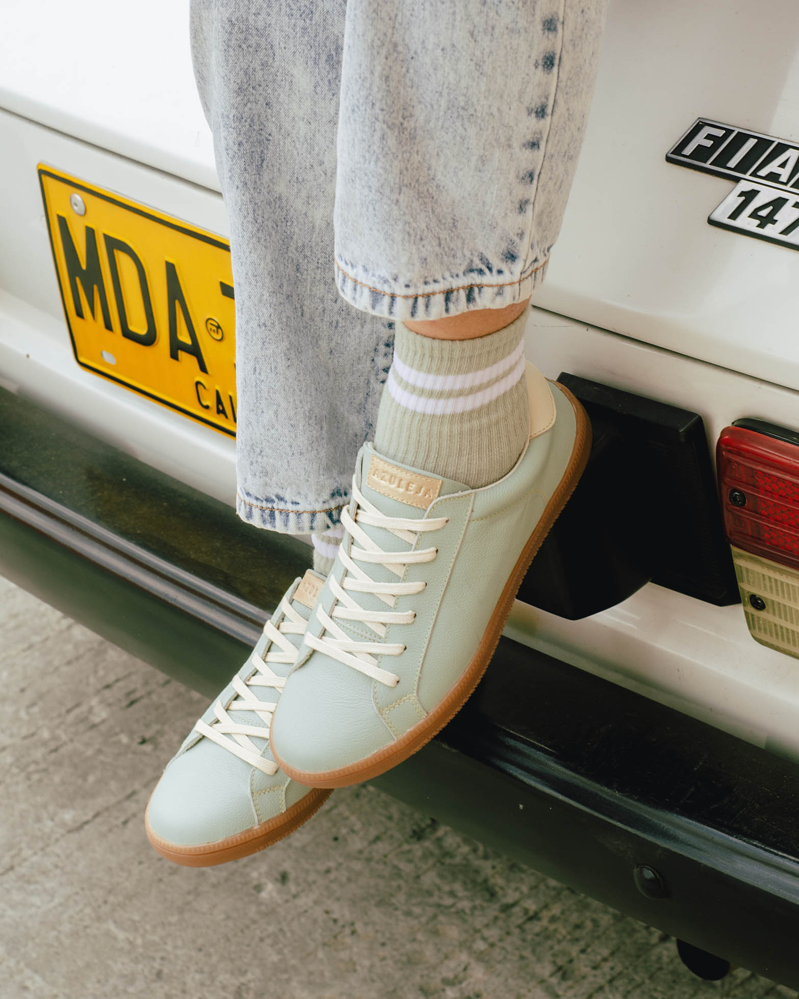menta retro tenis azuleja